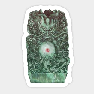 Jade Dragon Sticker